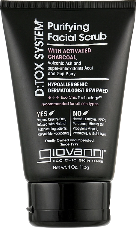 Giovanni Скраб для обличчя D:tox System Purifying Facial Scrub Step 2 - фото N1