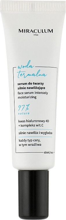 Miraculum Увлажняющая сыворотка для лица с витамином С и гиалуроновой кислотой Woda Termalna - фото N1