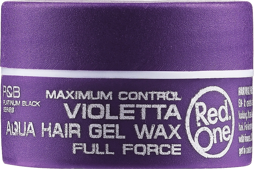 RedOne ВІск для волосся на водній основі Aqua Hair Gel Wax Full Force Violetta - фото N1