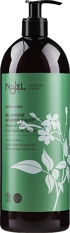 Najel Мыло-гель для душа Aleppo Soap Shower Gel Olive And Bay Laurel Oils - фото N3