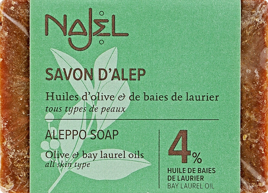 Najel Мило 4% Aleppo Soap - фото N1