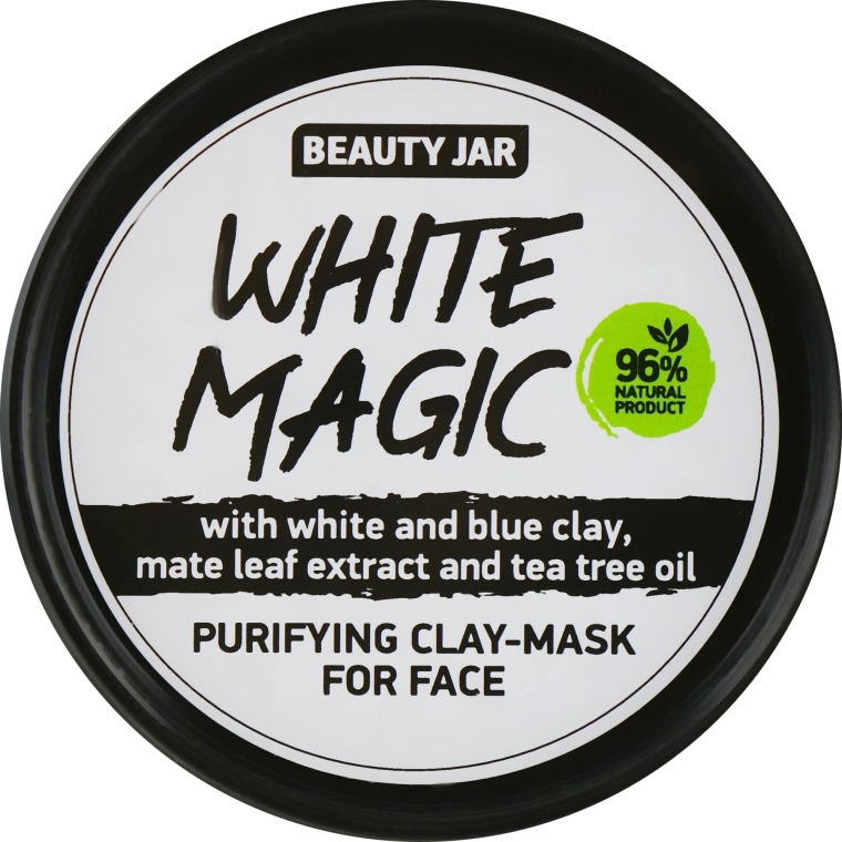 Beauty Jar Маска для обличчя з екстрактом листя мате White Magic - фото N1