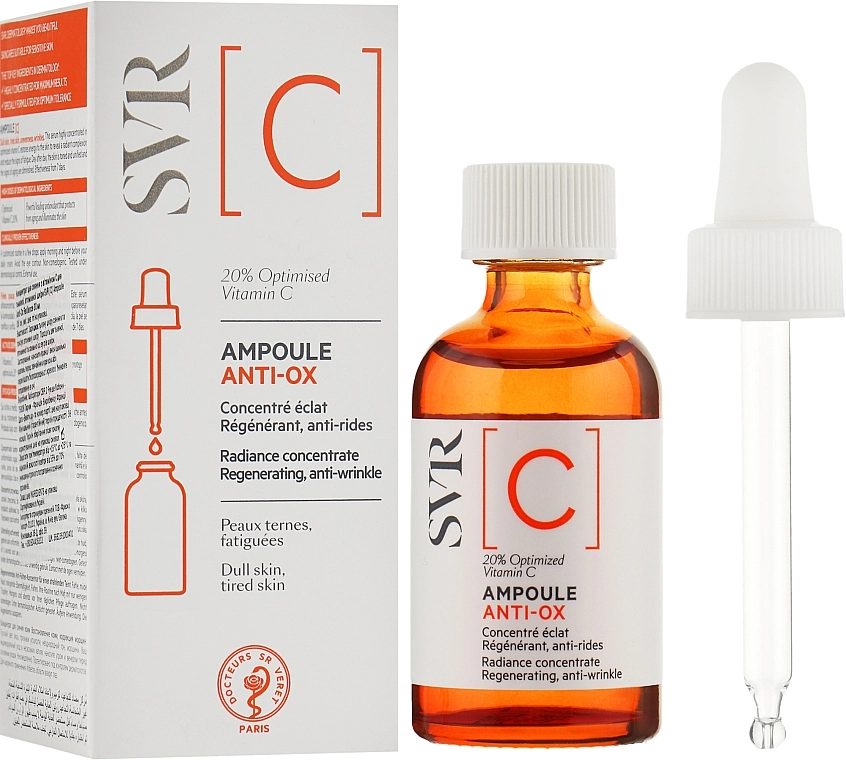 SVR Концентрат з вітаміном С [C] Ampoule Anti-Ox Radiance Concentrate - фото N2