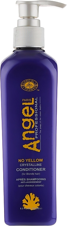 Angel Professional Paris Кондиціонер для нейтралізації жовтого пігменту Angel Professional No Yellow Crystalline Conditioner - фото N1