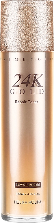 Holika Holika Восстанавливающий тонер с золотом Prime Youth 24K Gold Repair Toner - фото N2