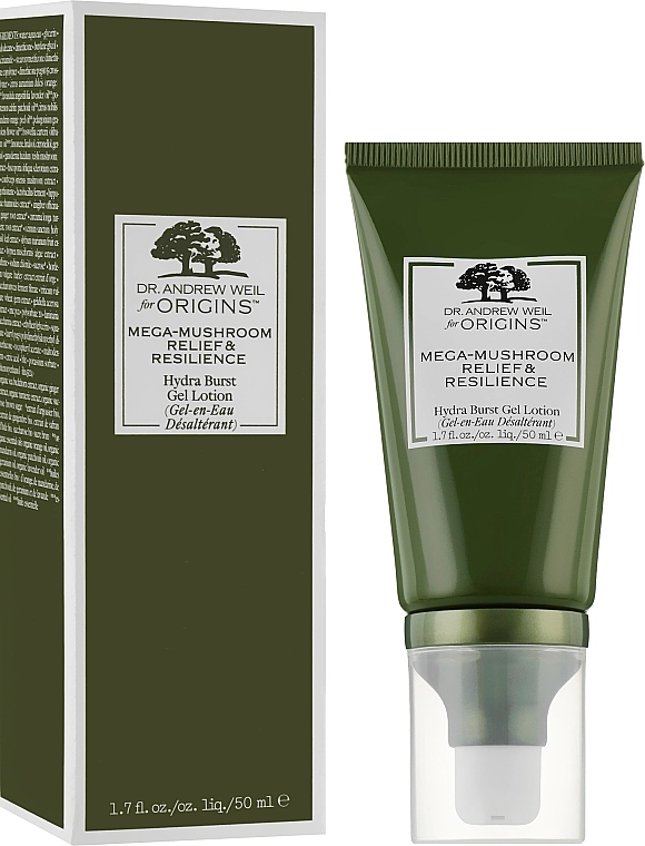 Origins Увлажняющий гель-лосьон Dr. Andrew Weil Mega-Mushroom Relief & Resilience Hydraburst Gel Lotion - фото N2