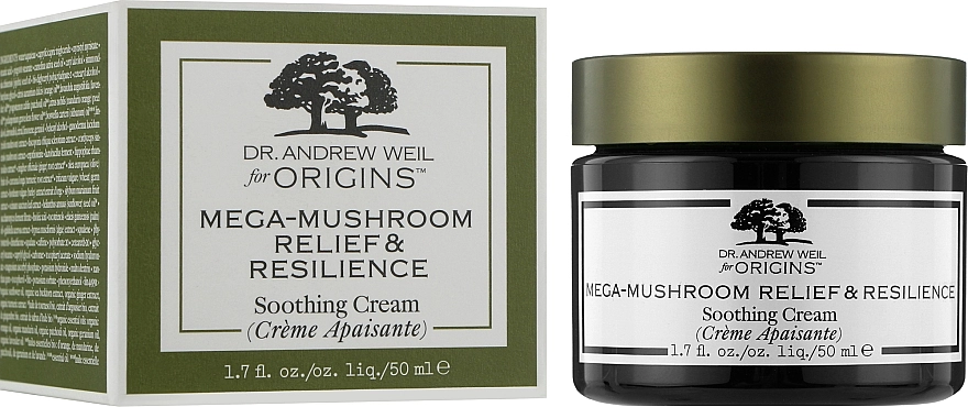 Origins Зволожувальний заспокійливий крем для обличчя Dr. Weil Mega-Mushroom Relief & Resilience Soothing Cream - фото N2