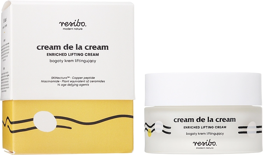 Resibo Натуральний крем для ліфтингу обличчя Natural Lifting Cream - фото N2