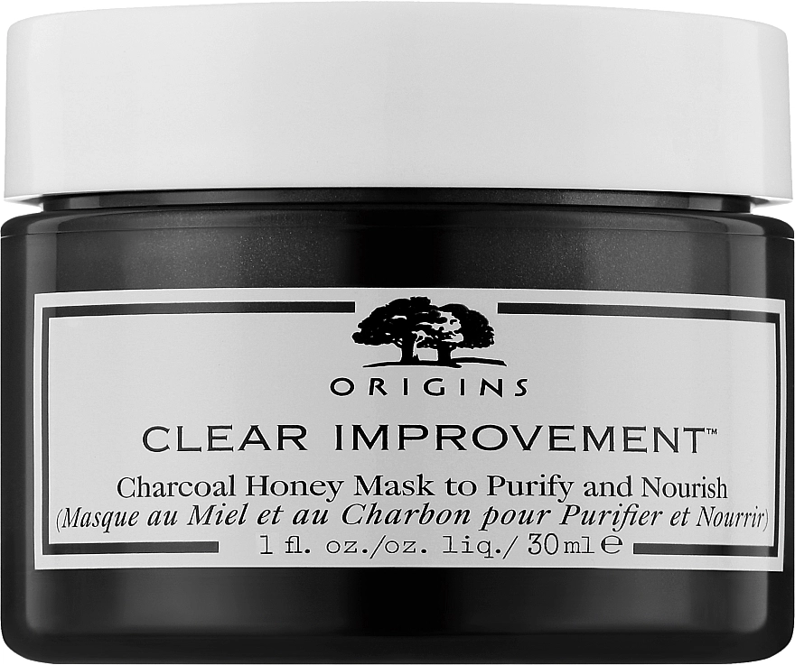Origins Очищувальна маска з бамбуковим вугіллям і медом Clear Improvement Charcoal Honey Mask - фото N1