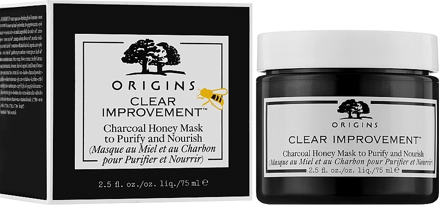 Origins Очищувальна маска з бамбуковим вугіллям і медом Clear Improvement Charcoal Honey Mask - фото N4