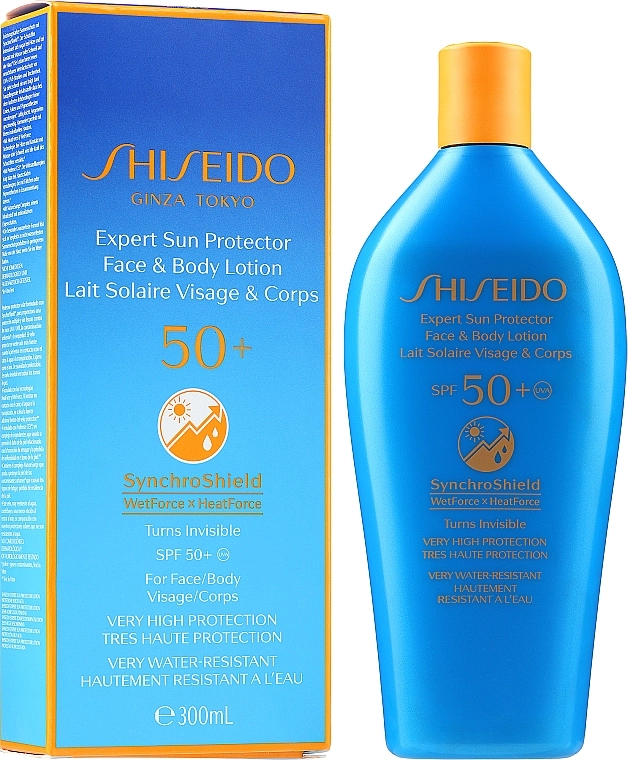 Shiseido Сонцезахисний лосьйон для обличчя і тіла Expert Sun Protection Face and Body Lotion SPF50 - фото N4