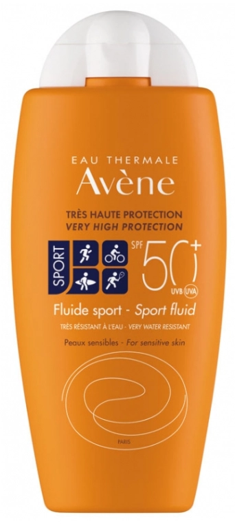 Avene Сонцезахисний флюїд Solaire Fluide Sport SPF 50+ - фото N1