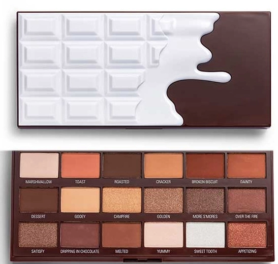 I Heart Revolution Chocolate Eyeshadow Palette Chocolate Smores Палетка тіней для повік - фото N1