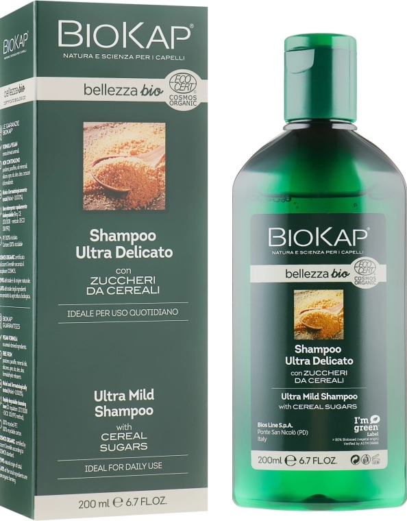 BiosLine Ультрам'який шампунь BioKap Ultra Mild Shampoo - фото N1