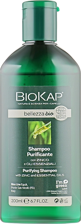 BiosLine Очищувальний шампунь BioKap Purifying Shampoo - фото N2