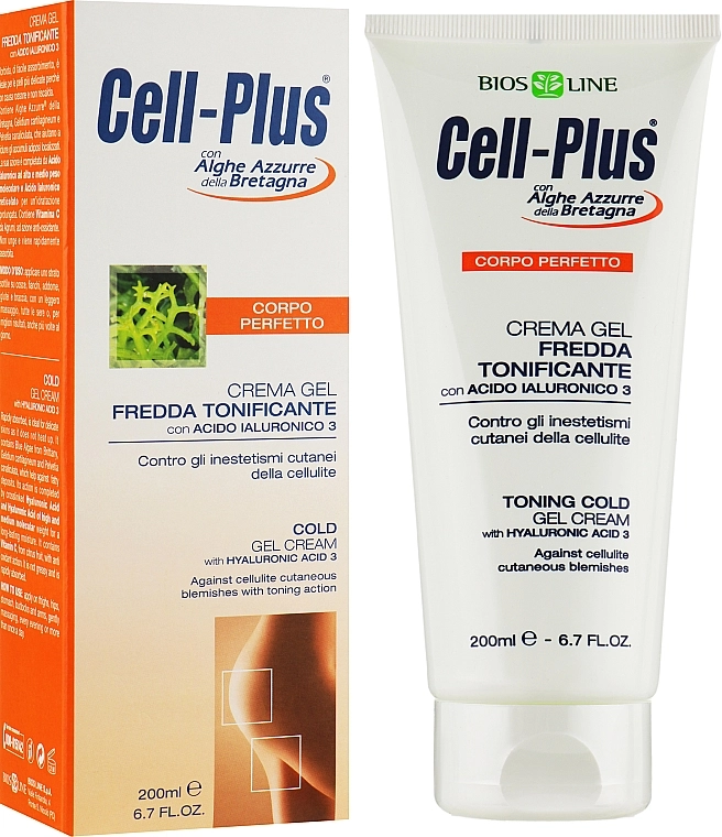 BiosLine Охолоджувальний антицелюлітний крем-гель Cell-Plus Gel Cream - фото N2