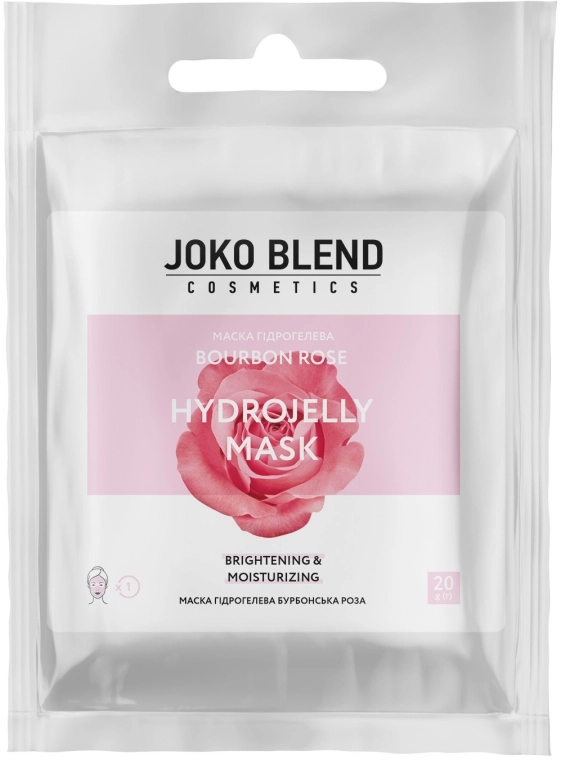 Маска гідрогелева для обличчя - Joko Blend Bourbon Rose Hydrojelly Mask, 20 г - фото N1