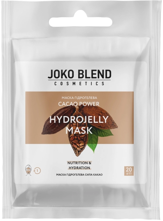 Маска гідрогелева для обличчя Cacao Power Hydrojelly Mask - Joko Blend Cacao Power Hydrojelly Mask, 20 г - фото N1