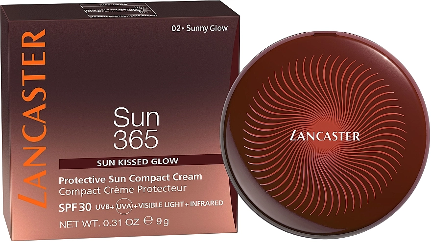 Lancaster 365 Sun Make-Up Compact Cream SPF30 Компактный тональный крем - фото N4