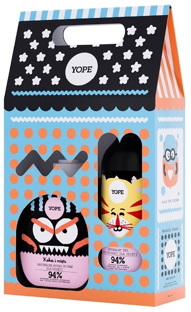 Yope Подарочный набор «Клюква и лаванда» для детей Kids Gift Set (h/soap/400ml + sh/gel/400ml) - фото N1