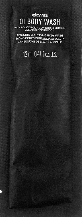 Davines Гель для душа для абсолютной красоты тела OI Body Wash (пробник) - фото N1