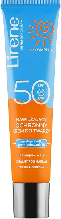 Lirene Защитный увлажняющий крем для лица Protective Moisturizing Face Cream SPF50 - фото N2