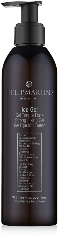 Philip Martin's Охолоджувальний гель для волосся сильної фіксації Ice Gel Tenuta Forte - фото N1