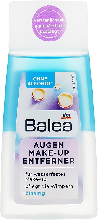 Balea Augen-Make-Up Entferner Засіб для зняття водостійкого макіяжу з очей - фото N2