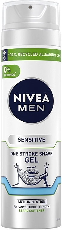 Nivea Гель для бритья "Одним движением" MEN Shaving Gel - фото N1