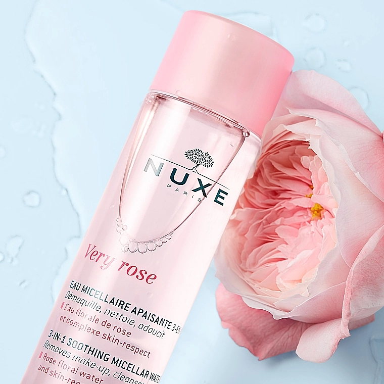 Nuxe Very Rose 3 in 1 Soothing Micellar Water Успокаивающая мицеллярная вода для лица и глаз - фото N5