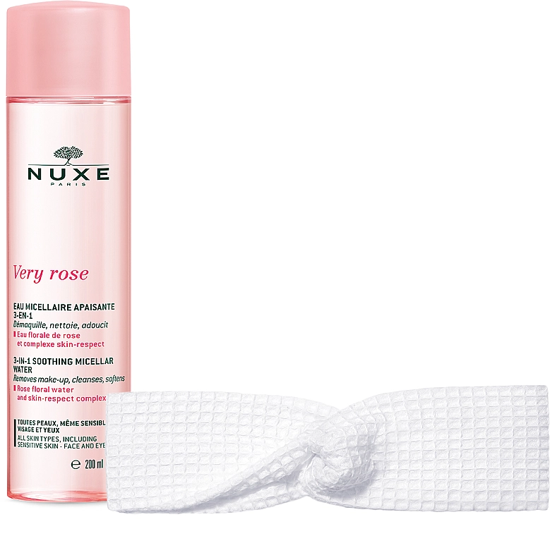 Nuxe Very Rose 3 in 1 Soothing Micellar Water Успокаивающая мицеллярная вода для лица и глаз - фото N4