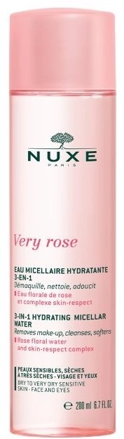 Nuxe Зволожувальна міцелярна вода Very Rose 3 in 1 Hydrating Micellar Water - фото N1