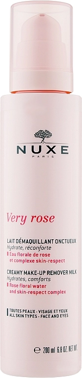 Nuxe Very Rose Creamy Make-up Remover Milk Деликатное молочко для снятия макияжа - фото N1