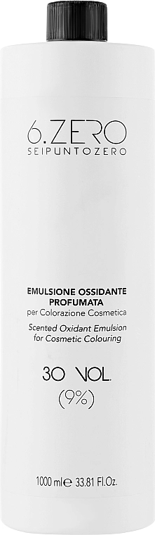 Seipuntozero Окислительная эмульсия Scented Oxidant Emulsion 30 Volumes 9% - фото N3