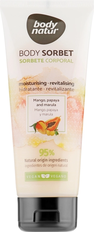 Body Natur Крем-сорбет для тела с манго, папайей и марулой Mango, Papaya and Marula Body Sorbet - фото N1