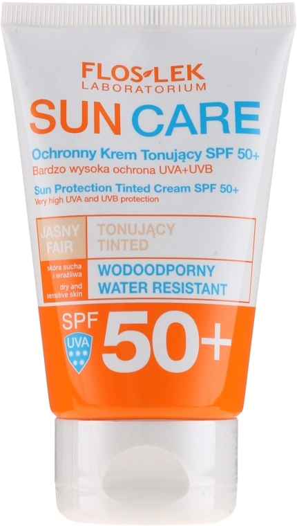 Floslek Захисний тонізувальний крем SPF 50+ Sun Protection Tinder Cream SPF50+ - фото N1