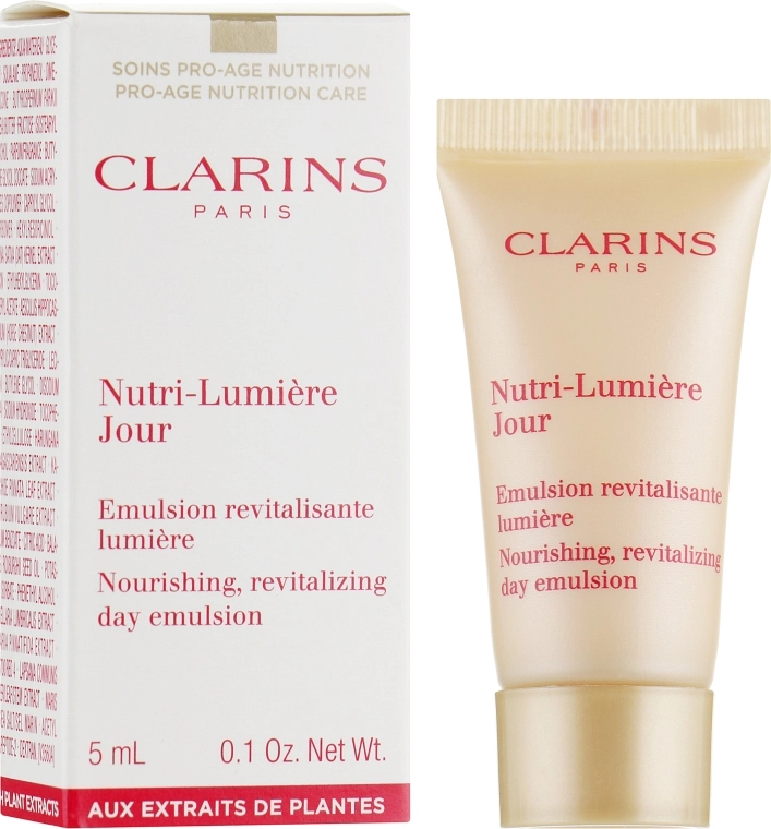 Clarins Емульсія для обличчя Nutri-Lumière Nuit Nourishing Rejuvenating Day Emulsion (пробник) - фото N1