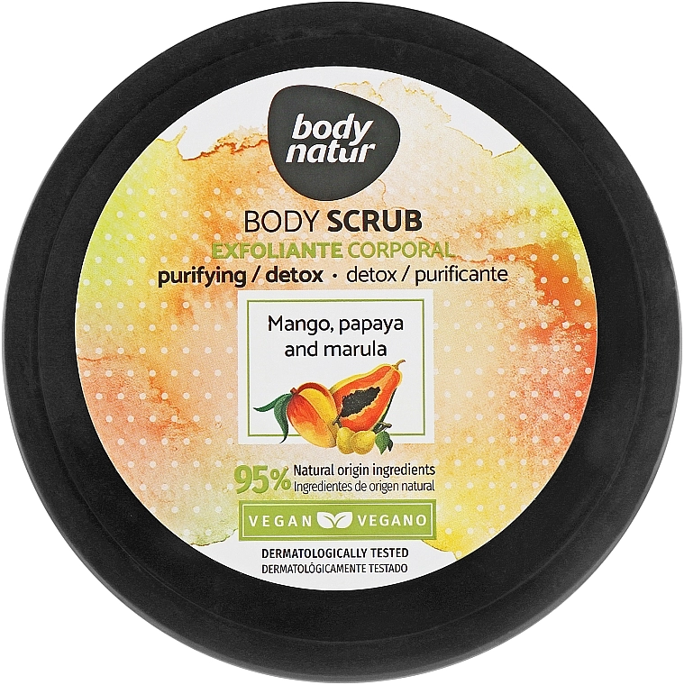 Body Natur Скраб для тіла з манго, папаєю та марулою Mango, Papaya and Marula Body Scrub - фото N1