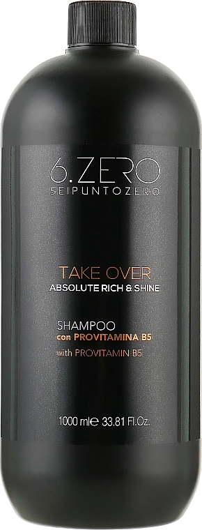 Seipuntozero Шампунь для сухого і тьмяного волосся Take Over Absolute Rich And Shine Shampoo - фото N1