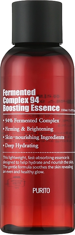 PURITO Ферментированная эссенция с ниацинамидом 3% Fermented Complex 94 Boosting Essence - фото N1