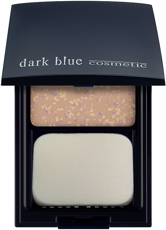 Dark Blue Cosmetics Scultorio Fix Powder + Foundation Пудра компактна із дзеркалом - фото N1