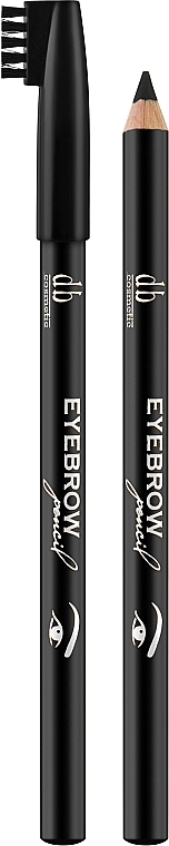 Dark Blue Cosmetics Dark Blue Cosmetic Eyebrow Pencil Олівець для брів зі щіточкою - фото N1