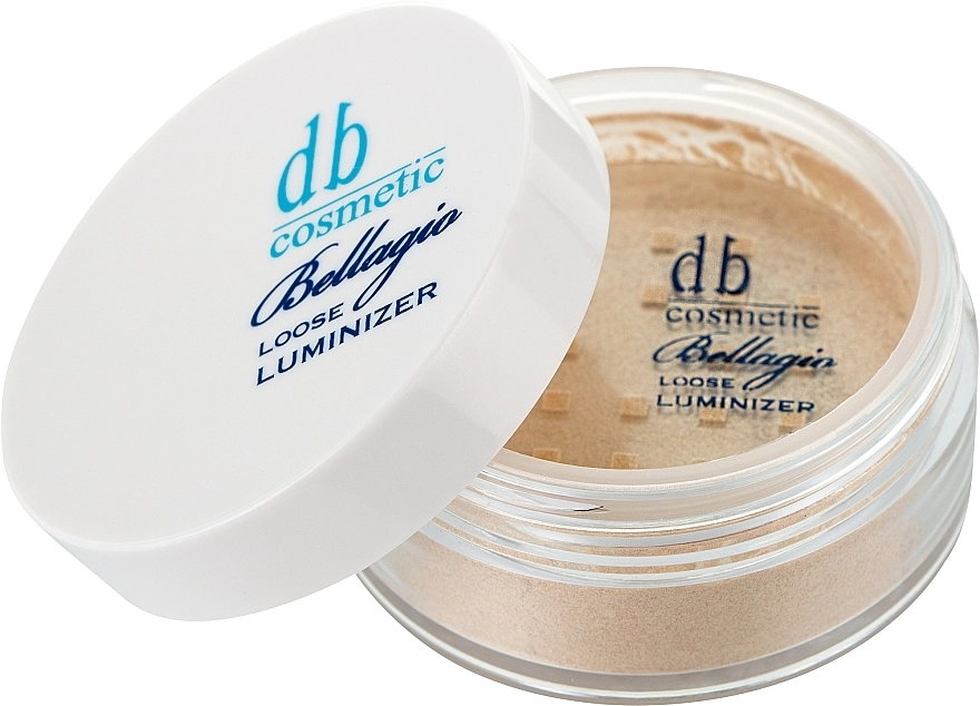 Dark Blue Cosmetics Bellagio Loose Luminizer Пудра розсипчаста голографік - фото N2