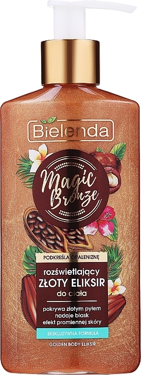 Bielenda Золотий еліксир для тіла, який світиться Magic Bronze - фото N1