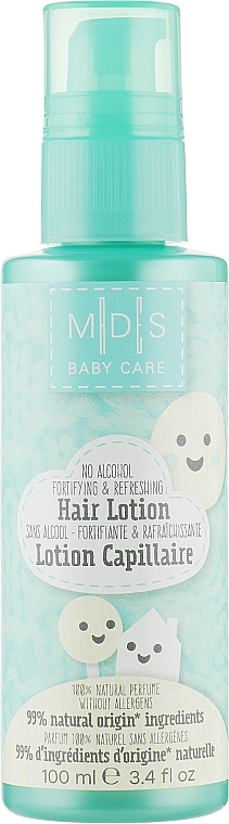 Mades Cosmetics Органический лосьон для волос и кожи головы ребенка M|D|S Baby Care Hair Lotion - фото N1