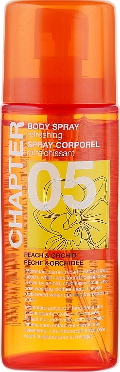 Mades Cosmetics Спрей для тела "Персик и орхидея" Chapter 05 Body Spray - фото N1