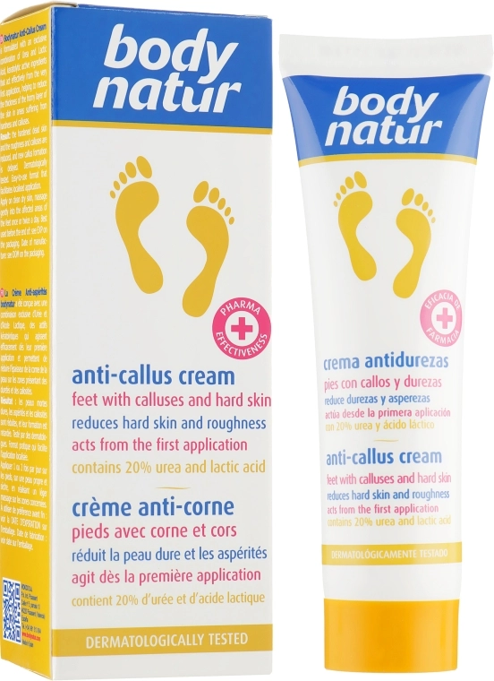 Body Natur Крем для ног, антимозольный Anti-Callus & Hard Skin - фото N1