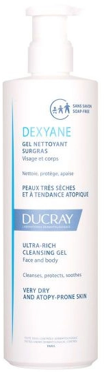 Ducray Ультрапитательный очищающий гель для душа Dexyane Gel Nettoyant Surgras - фото N1