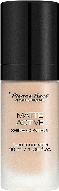 Pierre Rene Matte Active Fluid Foundation Матувальна тональна основа - фото N1