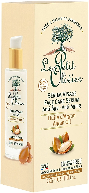 Le Petit Olivier Сыворотка против морщин Argan Oil - фото N2